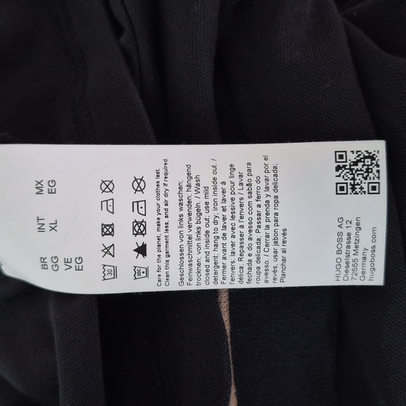 Hugo Boss Polo Classic Black Paddry Pro Luxury Shirt XL - Picture 9 of 12